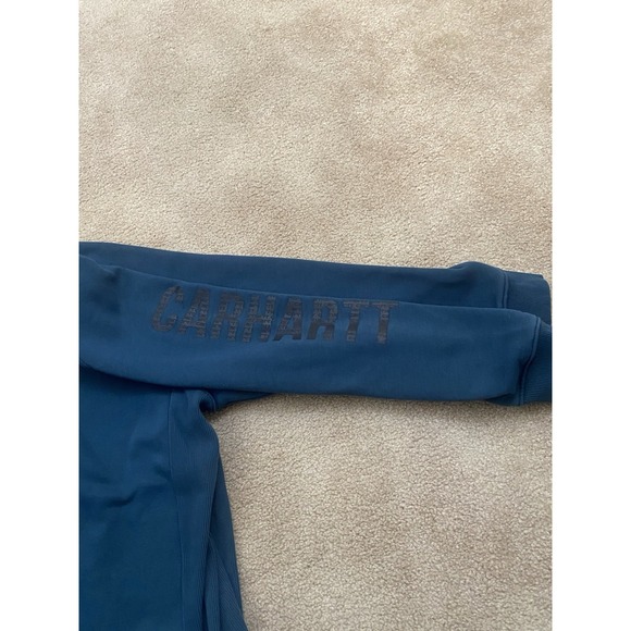 Carhartt Women's Chase Crewneck Relaxed Fit  Logo Sleeve Sweatshirt Sz 3X - Picture 6 of 8